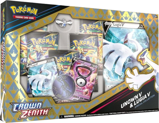 Crown Zenith Unown V & Lugia V Special Collection