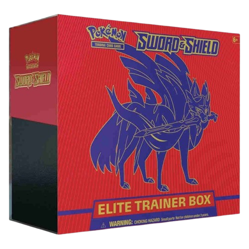 Pokemon Sword & Shield Base Set Elite Trainer Box (Zacian)