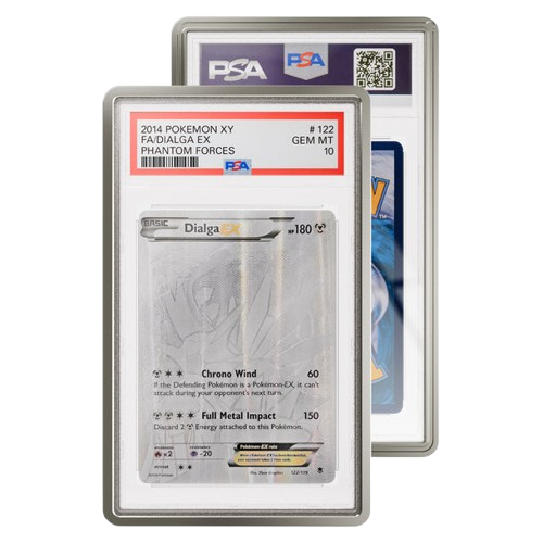 GradedGuard Metallic PSA Case - Silver