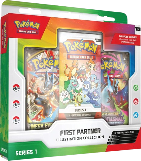 Pokemon First Partner Illustration Collection Series 1