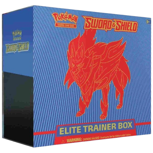 Pokemon Sword & Shield Base Set Elite Trainer Box (Zamazenta)